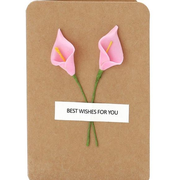 Best Wishes 3D Floral Cards - Birthday Cards Roses, Mother Days Cards, Valentine - Picture 7 of 8